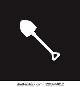 shovel icon. shovel vector design. sign design