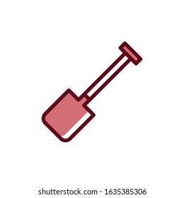 Shovel icon vector design template