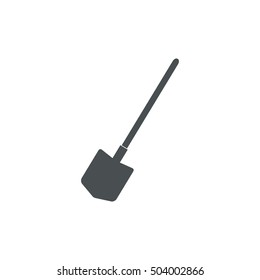 Shovel Icon Vector flat design style
