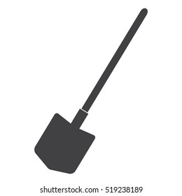 Shovel Icon Vector flat design style