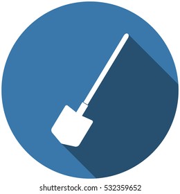 Shovel Icon Vector flat design style