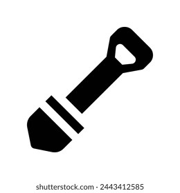 Schaufel-Symbol. Vektor-Glyphe-Symbol für Ihre Website, Handy, Präsentation und Logo-Design.