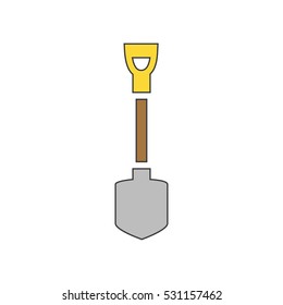 Shovel Icon Vector Illustration