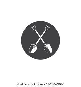 shovel icon vector illustration design template