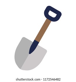 Shovel icon. Vector illustration. EPS 10.