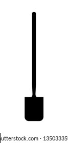 shovel icon Vector Illustration on the white background with eps file