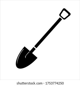 Shovel icon Vector Illustration on the white background