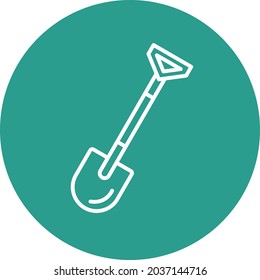 Shovel icon vector image. Can also be used for web apps, mobile apps and print media.