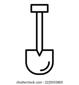 Shovel icon vector image. Can also be used for web apps, mobile apps and print media.