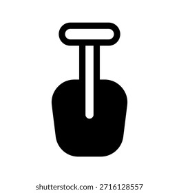 Ilustração de design de símbolo de vetor de ícone de pá