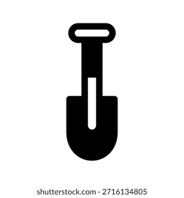 Shovel Icon Vector Symbol Design Illustration