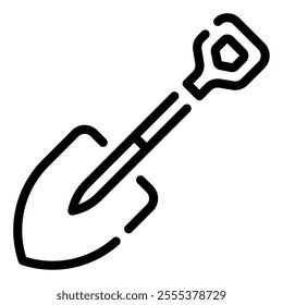 Shovel icon for web, app, infographic, etc