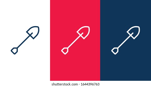 Shovel icon for web and mobile