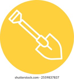 Shovel icon. For your design, logo. Vector illustration.

