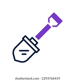 icono de pala para tu sitio web, móvil, presentación y diseño de logotipo.