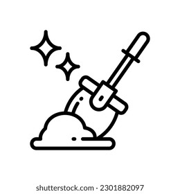 shovel icon for your website, mobile, presentation, and logo design.
