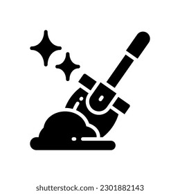 shovel icon for your website, mobile, presentation, and logo design.