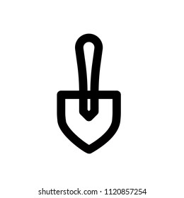 Shovel icon,vector illustration. Flat design style. vector shovel icon illustration isolated on White background, shovel icon Eps10. shovel icons graphic design vector symbols.