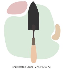 Ilustração em Pá. Vetor de pá isolado