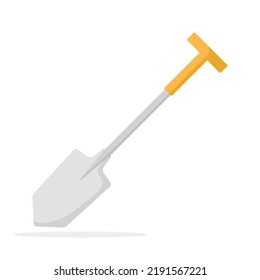 Shovel isolated on white background