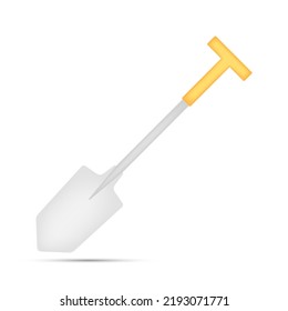 Shovel isolated on white background