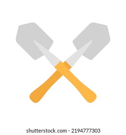 Shovel isolated on white background