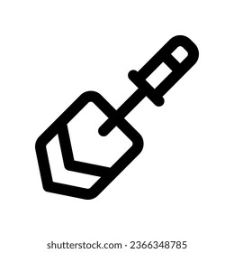 shovel line icon. vector icon for your website, mobile, presentation, and logo design.