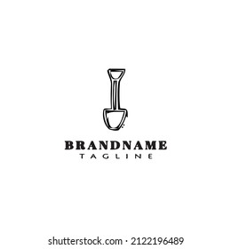plantilla de diseño de icono de logotipo de palas vector moderno