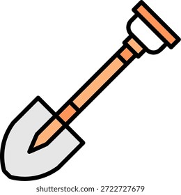 Schaufel neue kreative Symbol Design Vektor