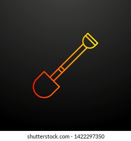 shovel  nolan icon. Elements of autumn set. Simple icon for websites, web design, mobile app, info graphics
