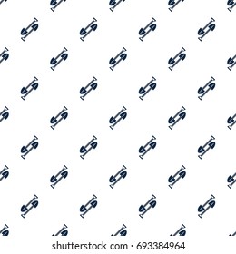 Shovel pattern in cartoon style. Seamless pattern vector illustration