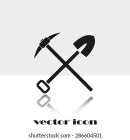 shovel and pick axe