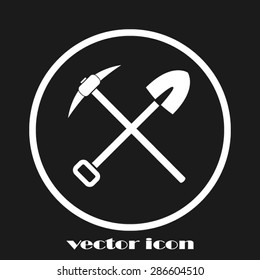 shovel and pick axe