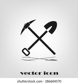 shovel and pick axe