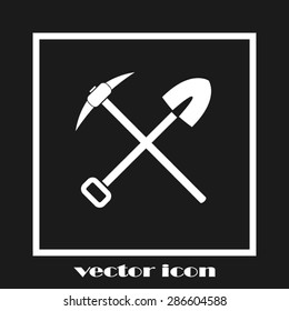 shovel and pick axe