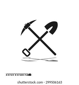shovel and pick axe