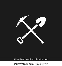 Shovel Pickax Icon