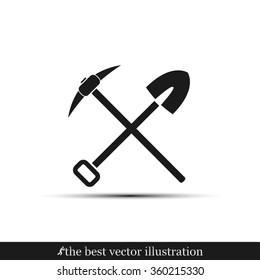 Shovel Pickax Icon