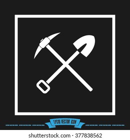 Shovel Pickax Icon