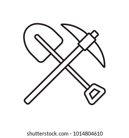 Shovel pickaxe tool