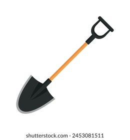 shovel and pitchfork illustration design