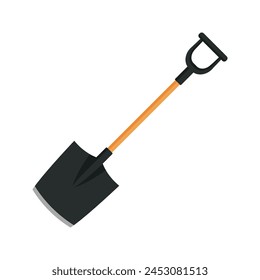 shovel and pitchfork illustration design