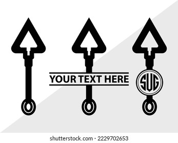 Shovel Silhouette Vector Illustration Silhouette