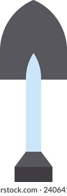 Icono de una sola línea vectorial