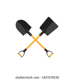 Shovel and spade vector illustration