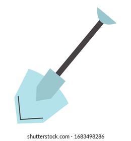 shovel tool accessory isolated icon vector illustration design