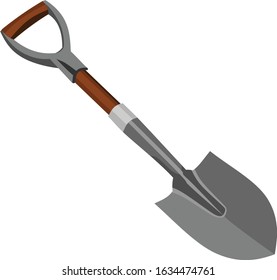 Shovel Tool Equipment Vector Illustration