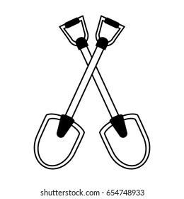 shovel tool icon image 