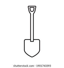 icono de la herramienta de desplazamiento sobre fondo blanco, estilo de línea, ilustración vectorial
