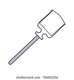 Shovel tool isolated